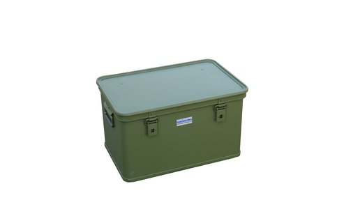 Transport box lacquered in nato green