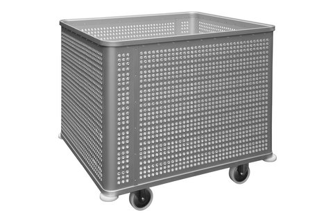 Container trolley perforated