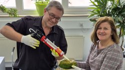 [Translate to Français:] Moosbild für den Messestand auf der LogiMAT