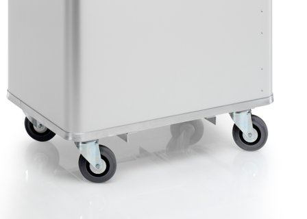 Disposición de ruedas D: 4 ruedas giratorias sin frenos