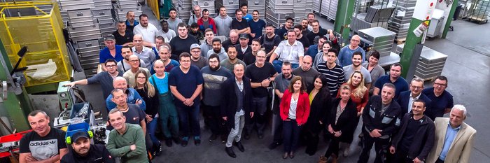 Foto der Belegschaft