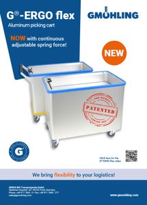 Order picking cart G®-ERGO flex 