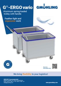 Spring-loaded base trolley G®-ERGO vario grip