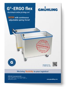Order picking cart G®-ERGO flex 