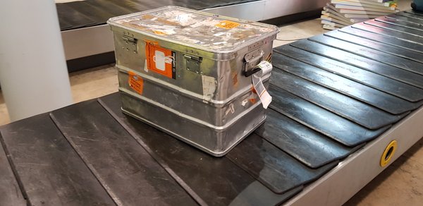 Alubox auf Reisen