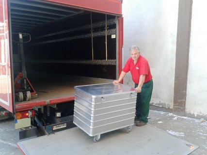 Ideal für den Transport im LKW