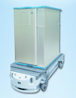 Armoire roulante pour système AGV (véhicules auto-guidés) (Swisslog, DS-Automotion, etc.)