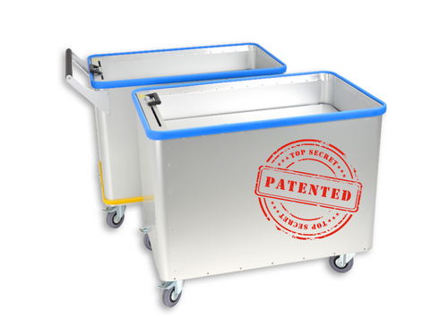 Kommissionierwagen aus eloxiertem Aluminium Kommissionierwagen aus eloxiertem Aluminium