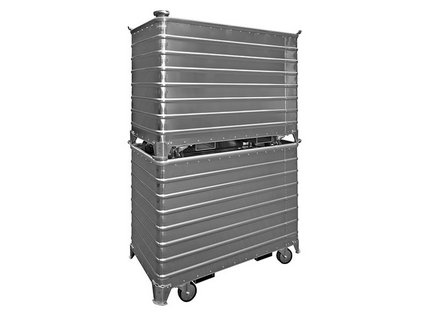 Container trolley stackable