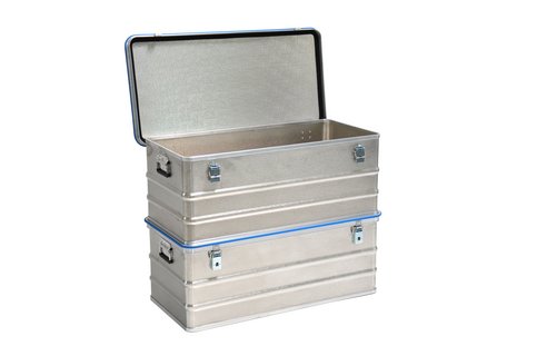 Transport box with PVC-bumper