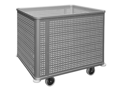 Container trolley perforated